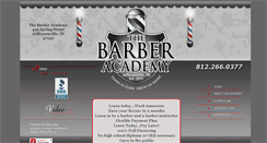 Desktop Screenshot of barberacademy.org