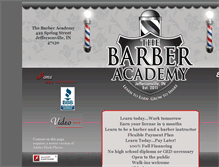 Tablet Screenshot of barberacademy.org